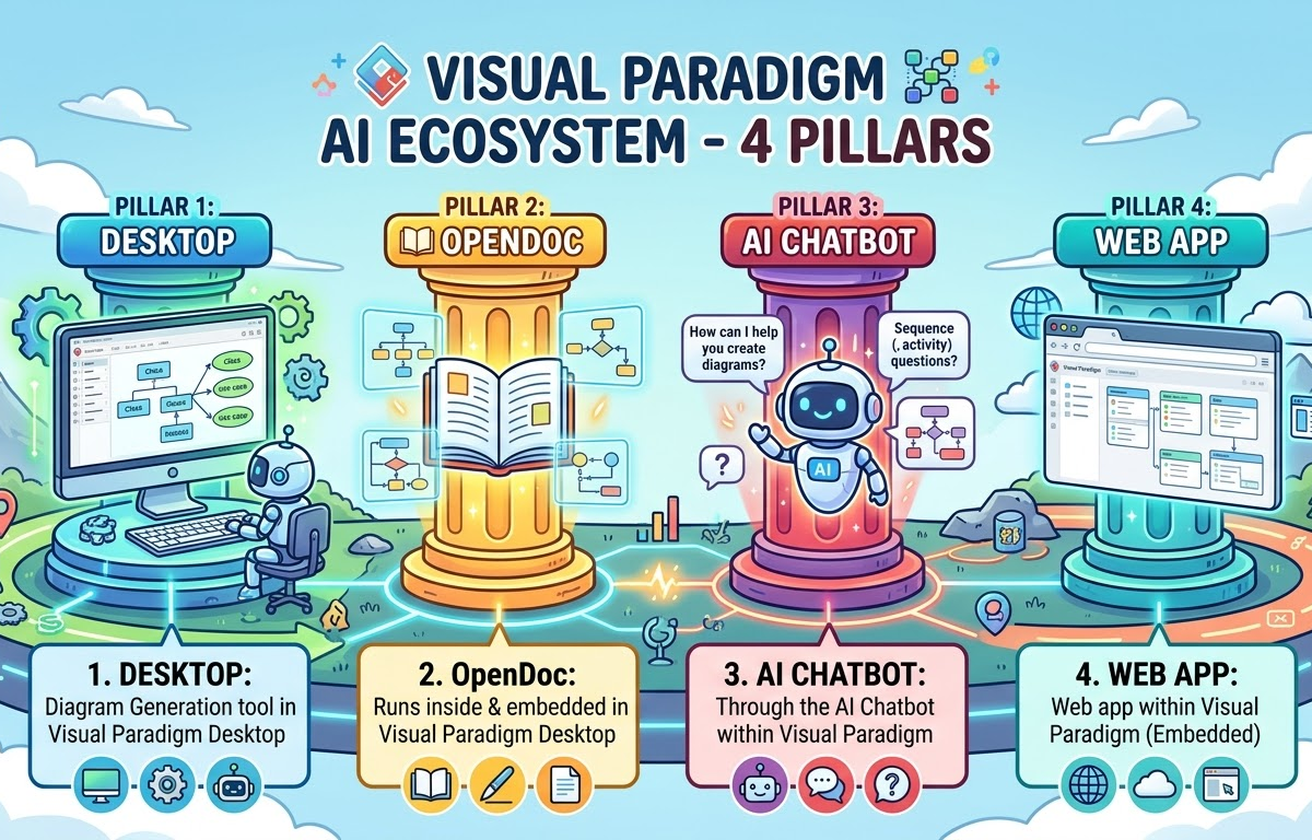 从空白画布到企业级架构：我与 Visual Paradigm AI 驱动生态系统的旅程