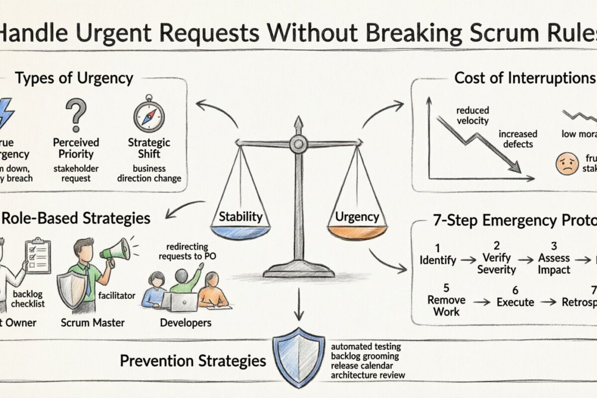 Scrum指南：在不违反Scrum规则的前提下处理紧急请求
