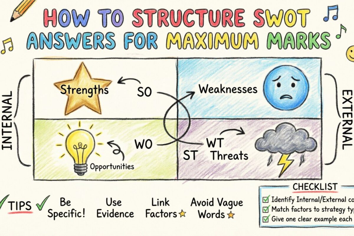 理解SWOT：如何结构化SWOT答案以获得最高分
