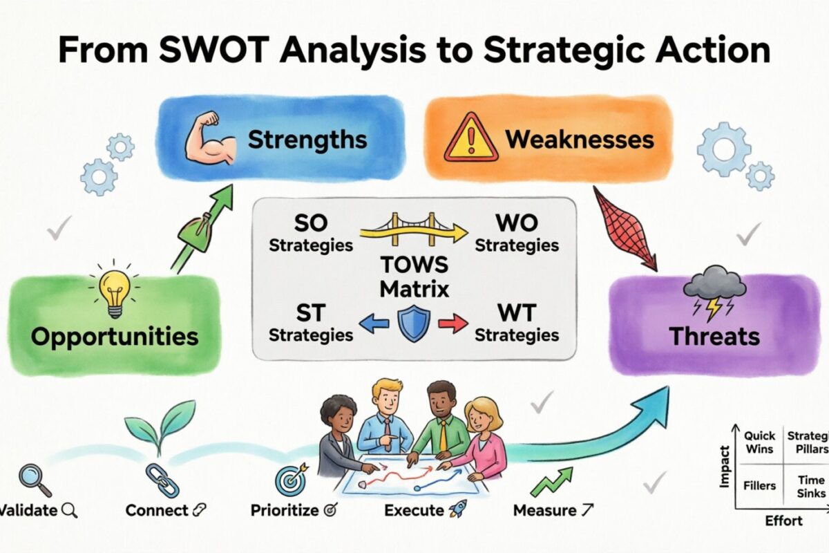 将SWOT分析转化为有力的战略建议