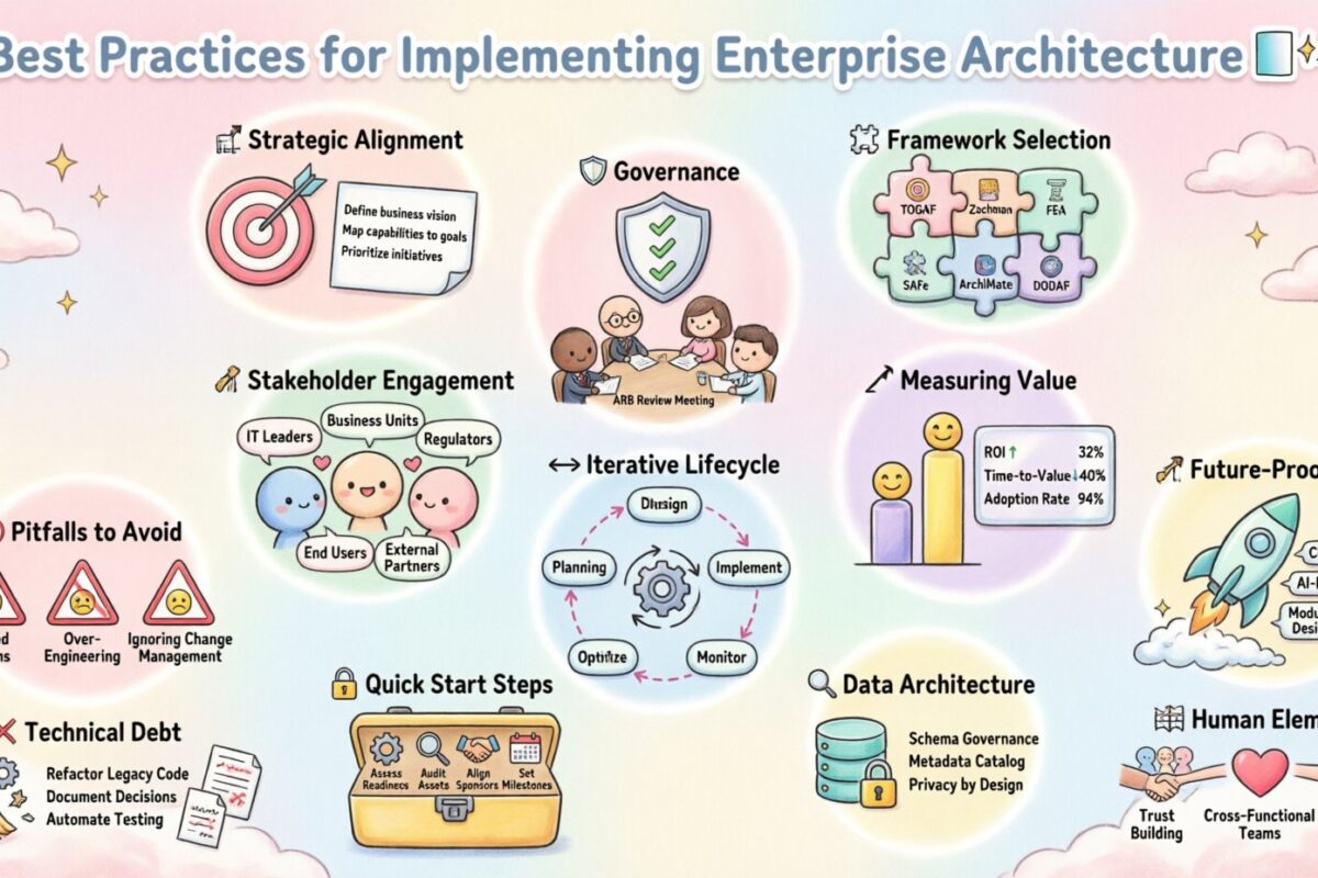 Best Practices für die Implementierung von Enterprise Architecture