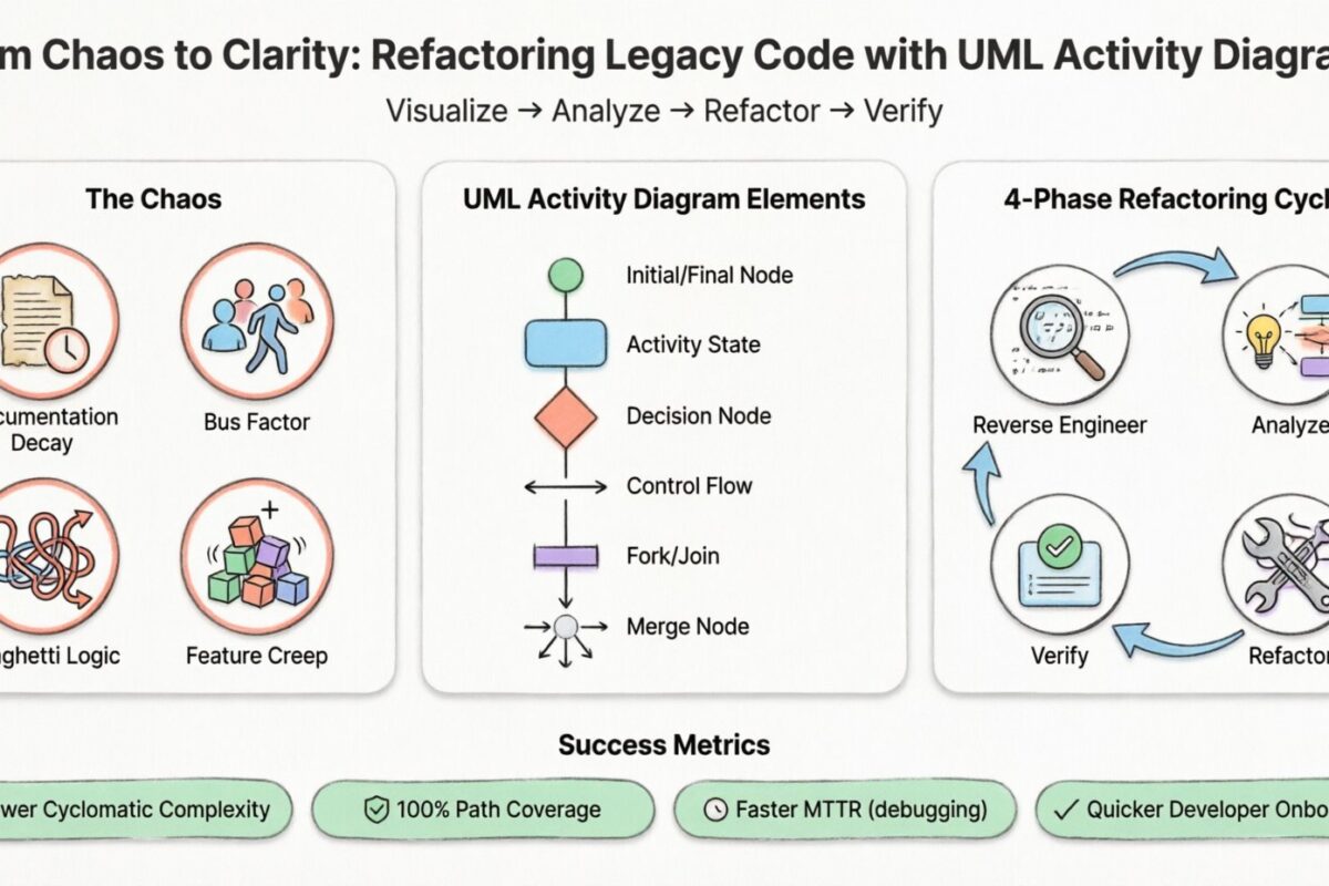 Von Chaos zur Klarheit: Refactoring veralteten Code mit UML-Aktivitätsdiagrammen