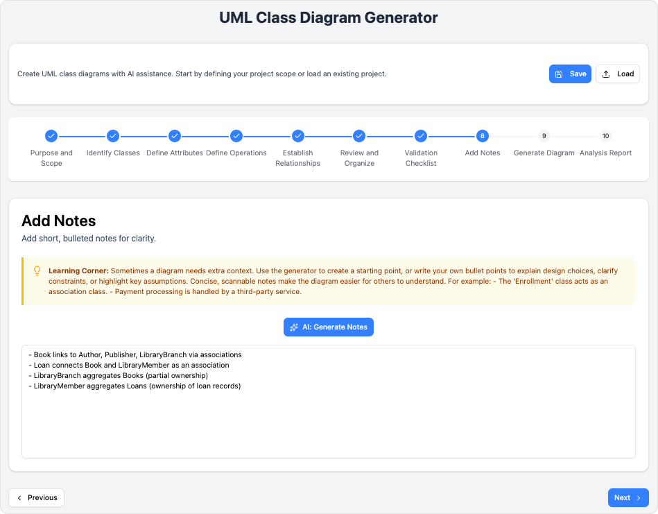 Guía completa: Generador de diagramas de clases UML con asistencia de IA Guía completa: Generador de diagramas de clases UML con asistencia de IA