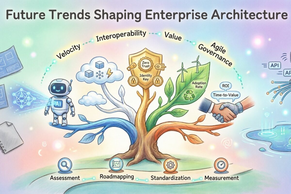 Tendencias futuras que están moldeando el panorama de la arquitectura empresarial