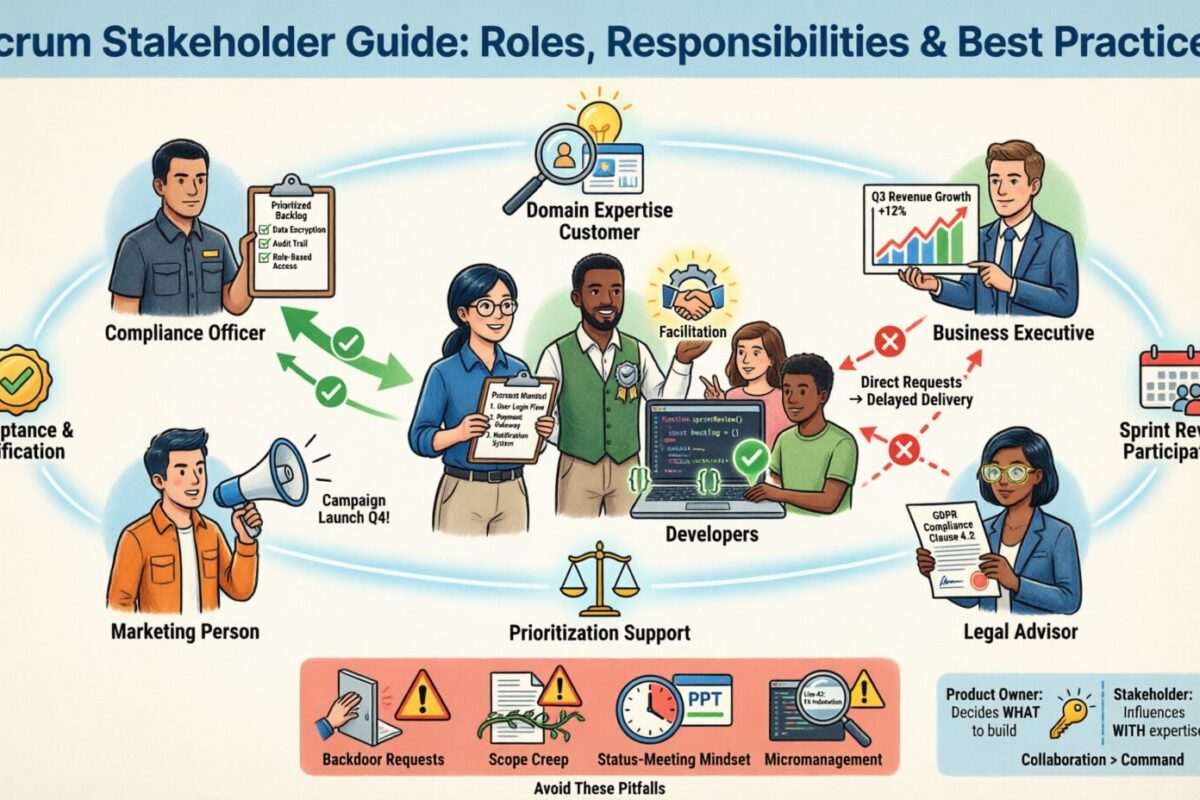 Guía Scrum: Entienda los roles y responsabilidades de Scrum como parte interesada