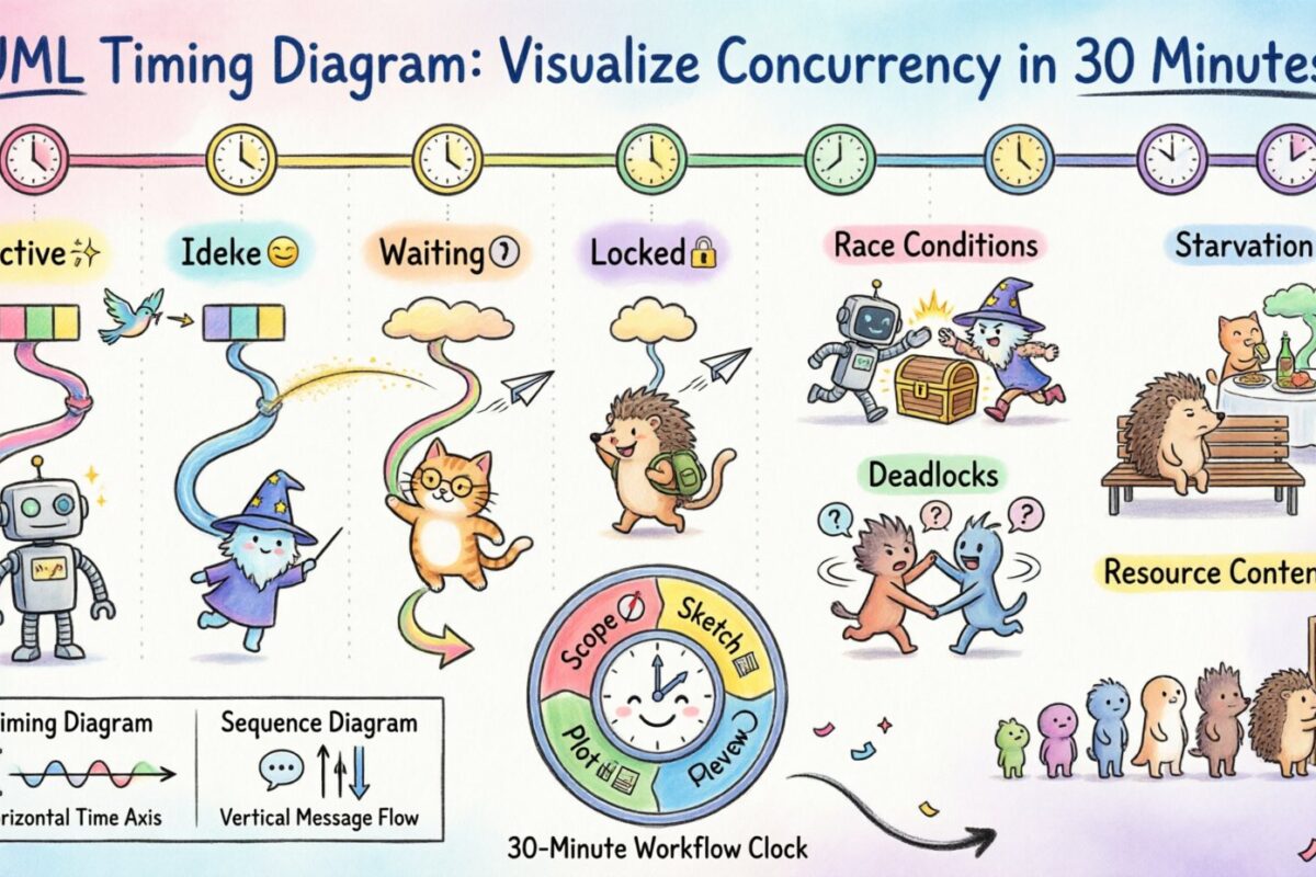 Ganancia rápida con diagrama de tiempo UML: Visualización de problemas de concurrencia en solo 30 minutos Ganancia rápida con diagrama de tiempo UML: Visualización de problemas de concurrencia en solo 30 minutos