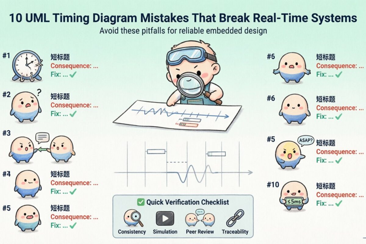 Errores comunes en los diagramas de tiempo UML que arruinan el diseño de tu sistema en tiempo real Errores comunes en los diagramas de tiempo UML que arruinan el diseño de tu sistema en tiempo real