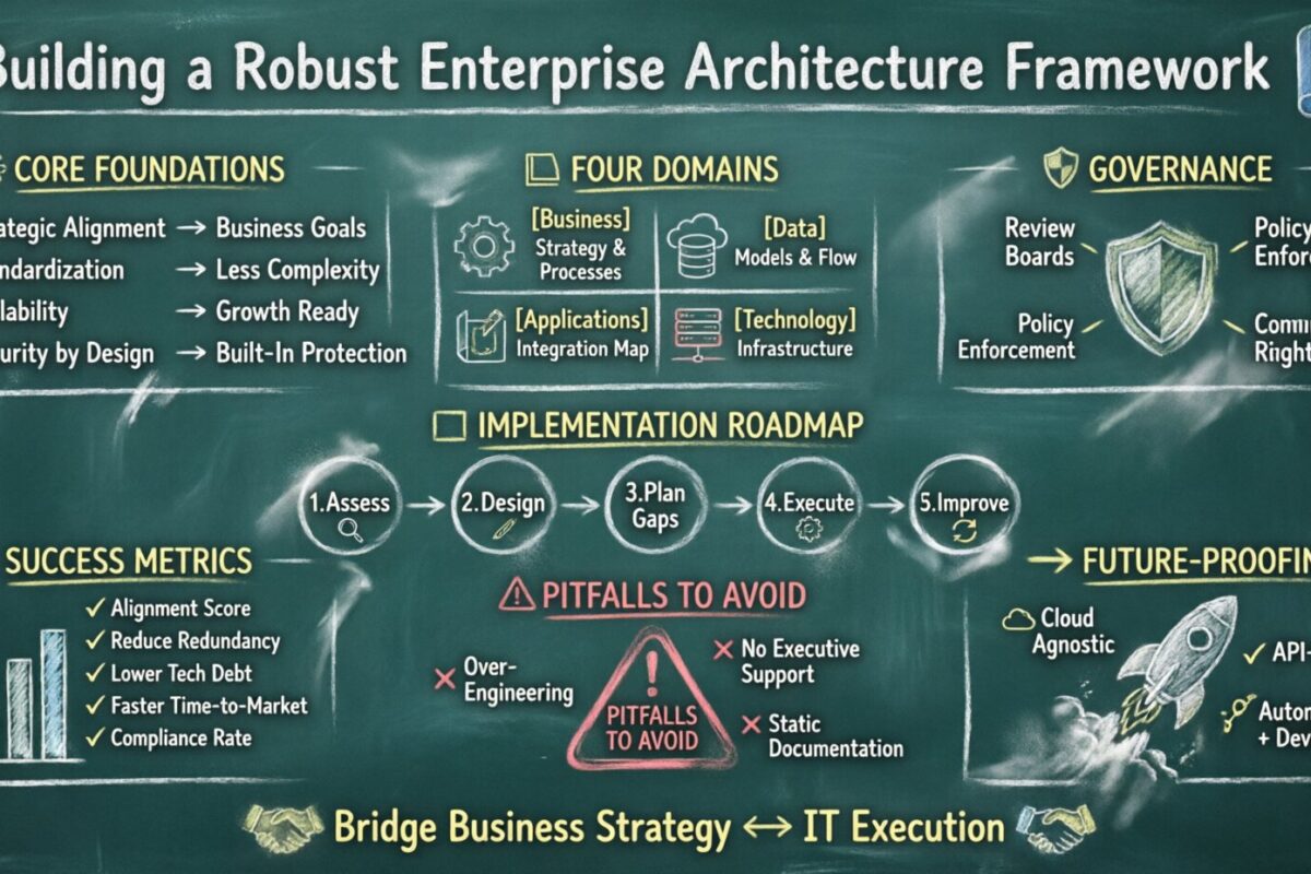 Construire un cadre d’architecture d’entreprise robuste