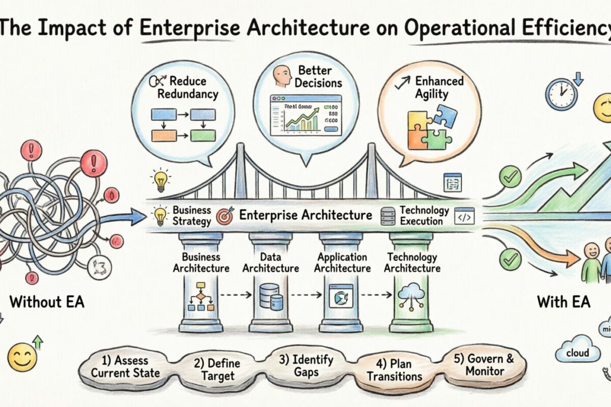 L’impact de l’architecture d’entreprise sur l’efficacité opérationnelle