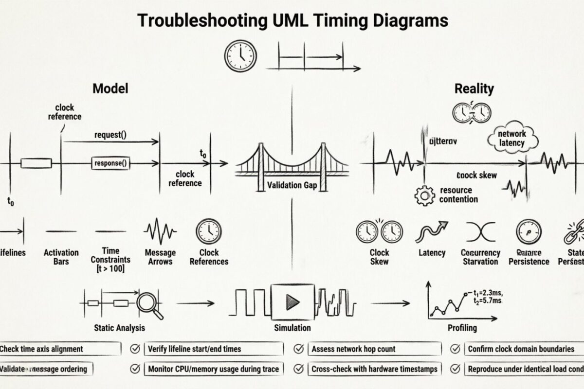 Dépannage des diagrammes de timing UML : Que faire lorsque le comportement de votre système ne correspond pas au modèle