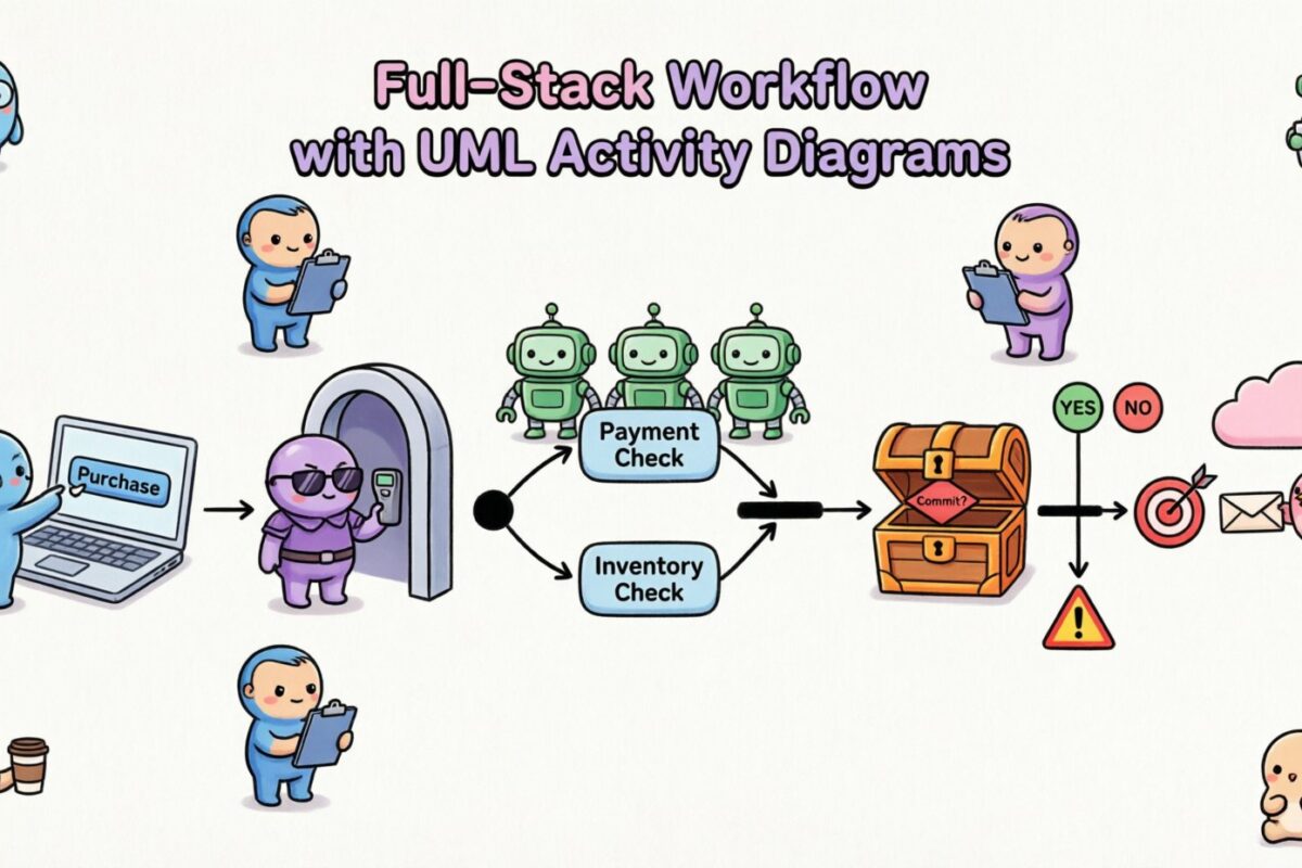 Studi Kasus Dunia Nyata: Memetakan Alur Kerja Full-Stack dengan Diagram Aktivitas UML