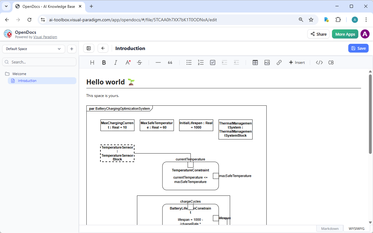 Diagram Parametrik SysML Berbasis AI yang Mudah: Bangun, Sempurnakan, dan Dokumentasikan dengan Visual Paradigm