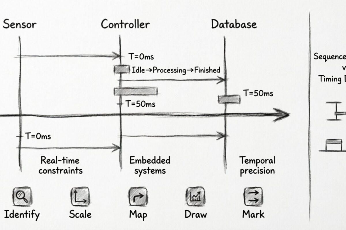 Diagram Timing UML Dijelaskan: Panduan Pemula untuk Memvisualisasikan Interaksi Sistem Waktu Nyata