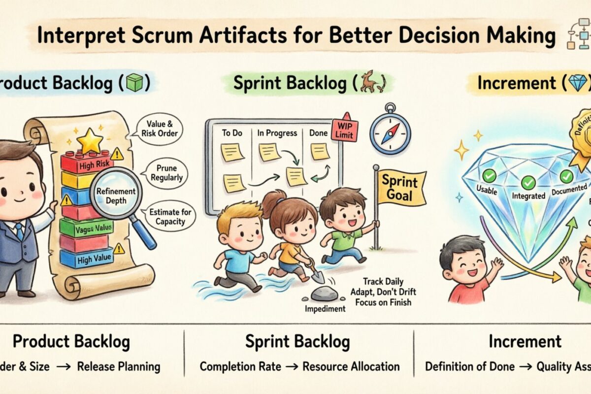 Guia Scrum: Interprete os Artefatos Scrum para uma Tomada de Decisões Melhor