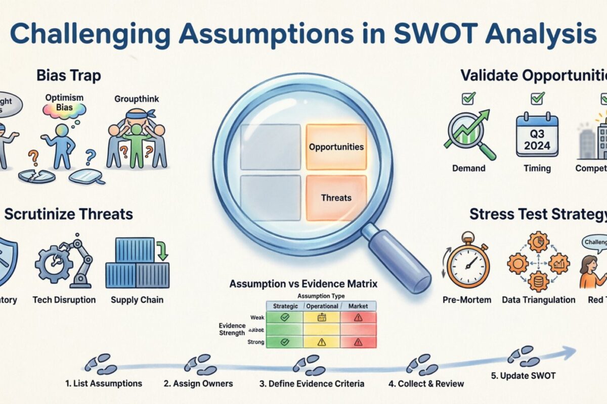 Руководство по анализу SWOT: Проверка предпосылок в возможностях и угрозах