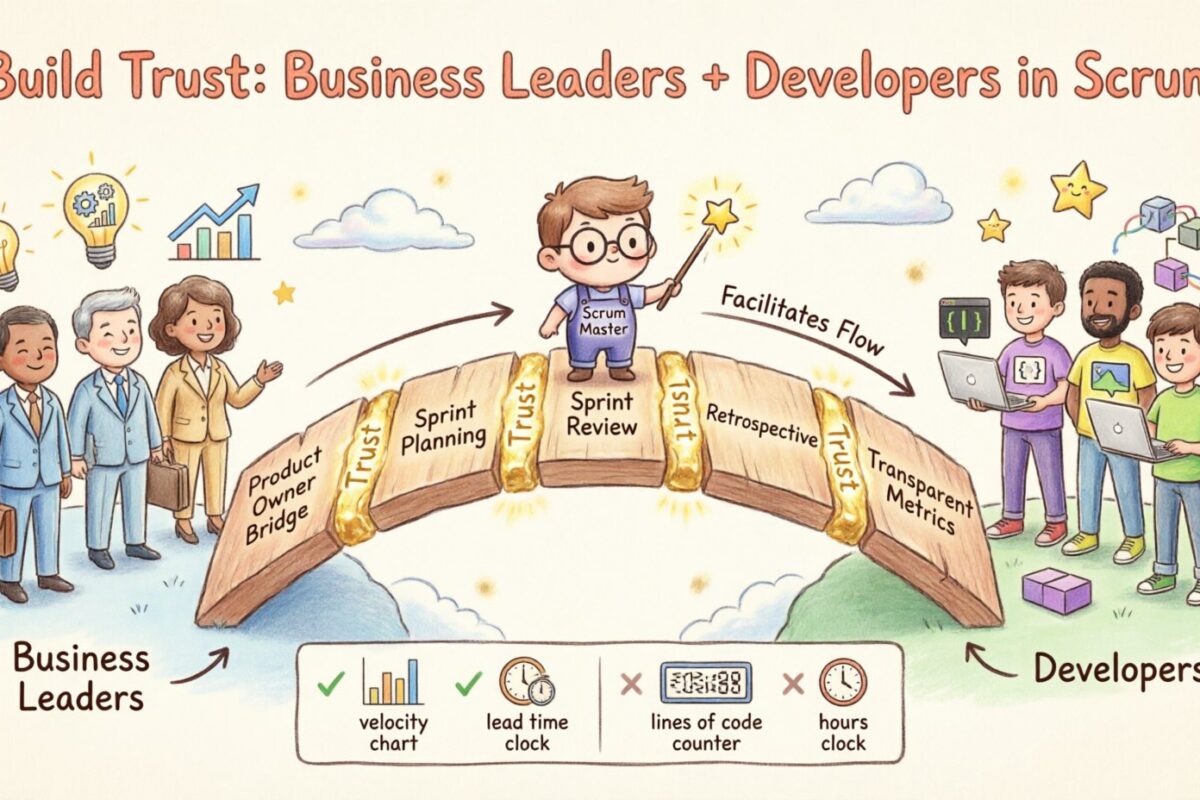 Hướng dẫn Scrum: Xây dựng niềm tin giữa các nhà lãnh đạo kinh doanh và các nhà phát triển