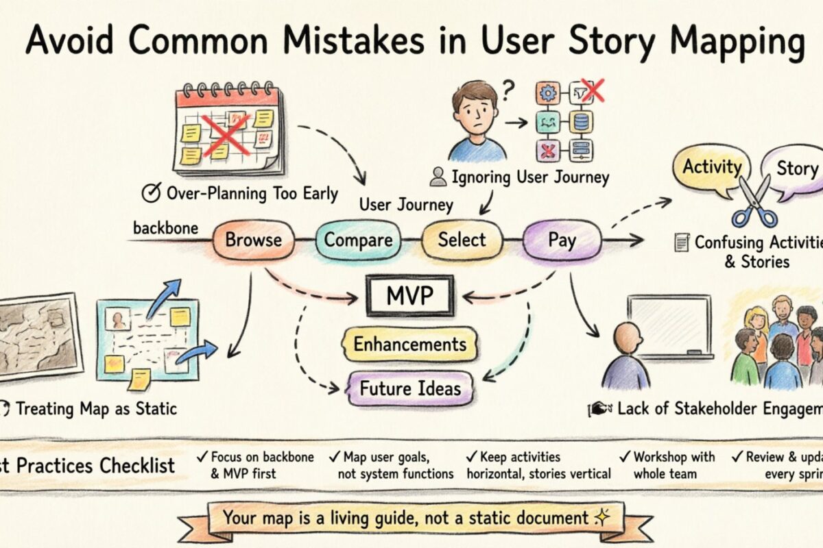 Scrum Guide: Avoid Common Mistakes in User Story Mapping