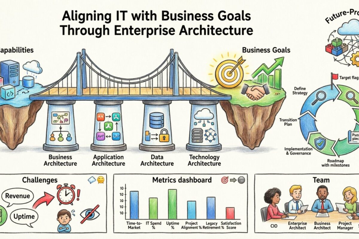 Aligning IT with Business Goals Through Enterprise Architecture