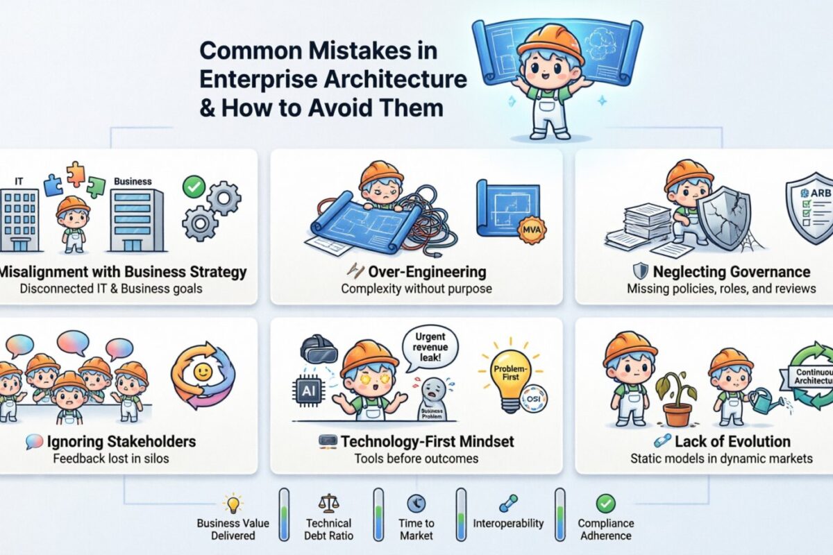 Common Mistakes in Enterprise Architecture and How to Avoid Them