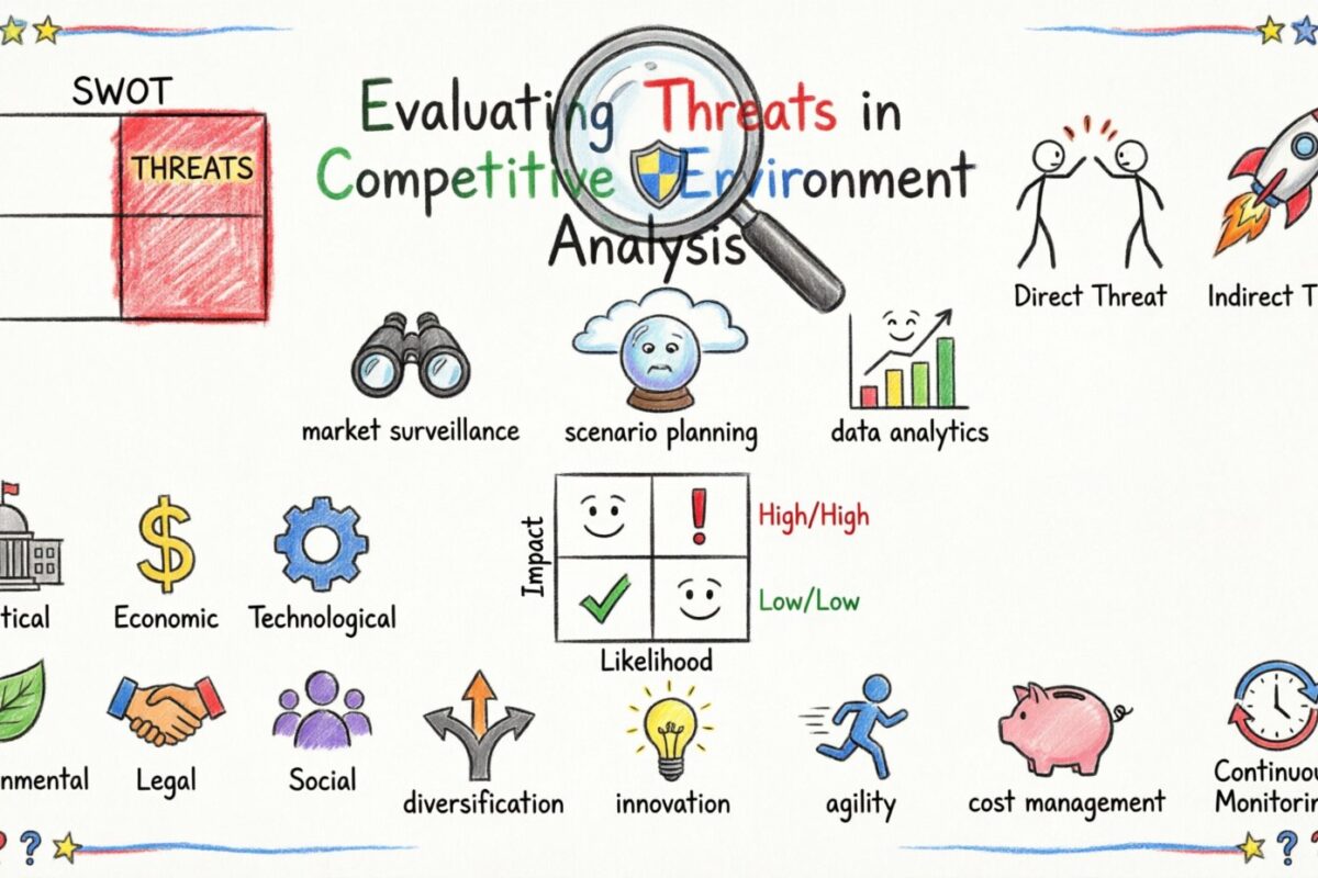 SWOT Analysis Guide: Evaluating Threats in Competitive Environment Analysis