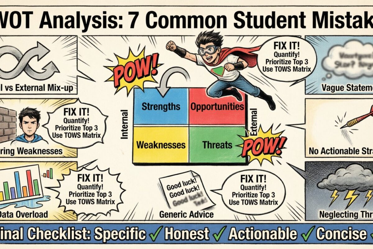 Common Mistakes Students Make in SWOT Frameworks