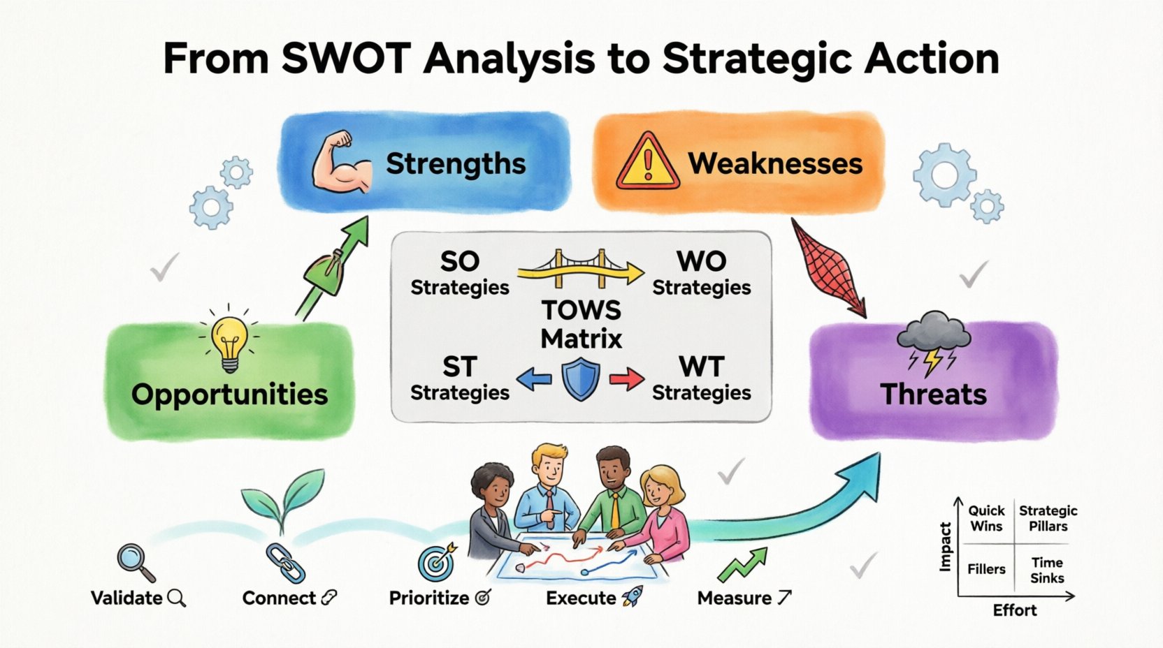 SWOT Analysis Into Compelling Strategic Recommendations