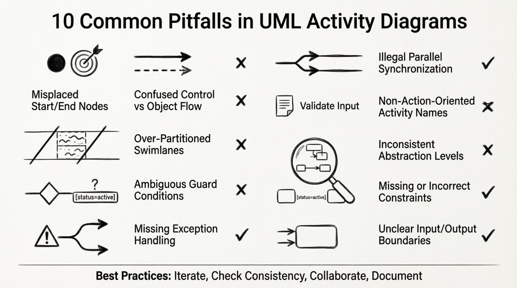Common Pitfalls in UML Activity Diagrams: Avoid These 10 Mistakes