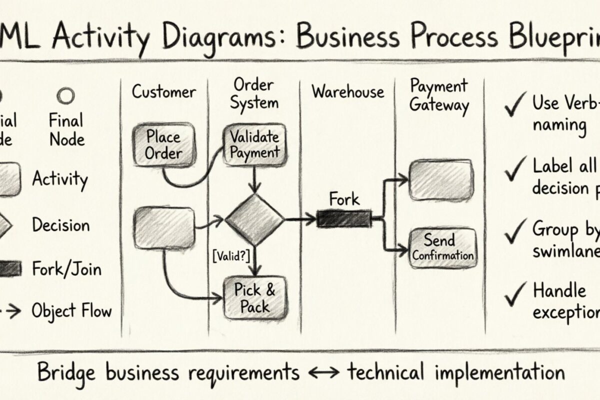 Comprehensive Tutorial: Designing Business Processes with UML Activity Diagrams