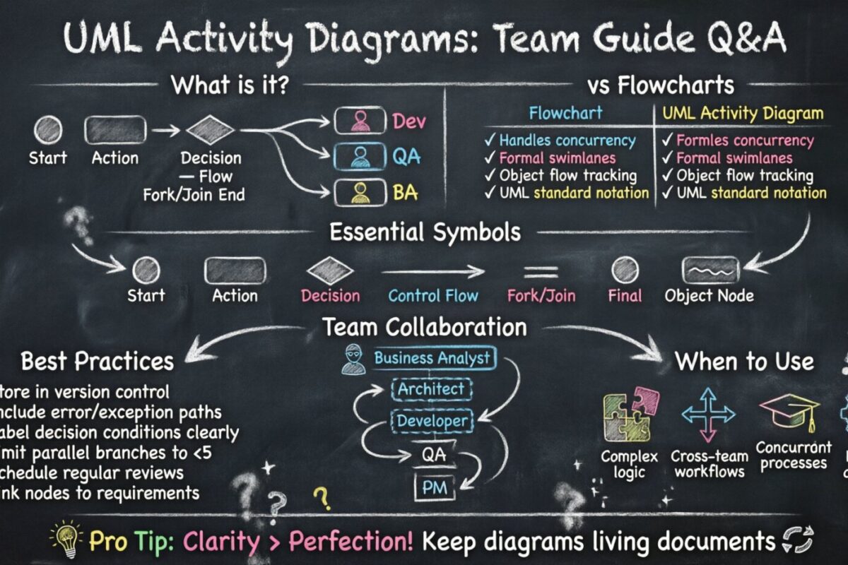 Q&A: Answering Top Questions About Using UML Activity Diagrams in Teams