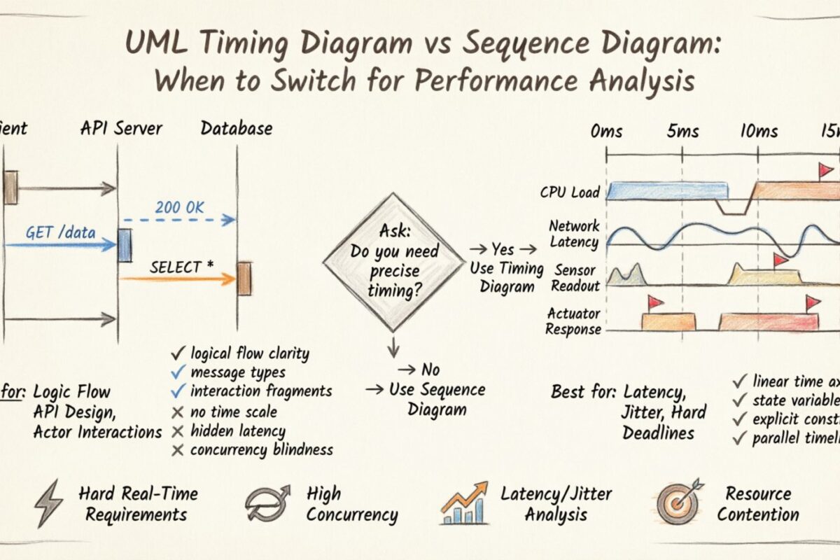 UML Timing Diagram Comparison: When to Switch from Sequence to Timing for Performance Analysis UML Timing Diagram Comparison: When to Switch from Sequence to Timing for Performance Analysis